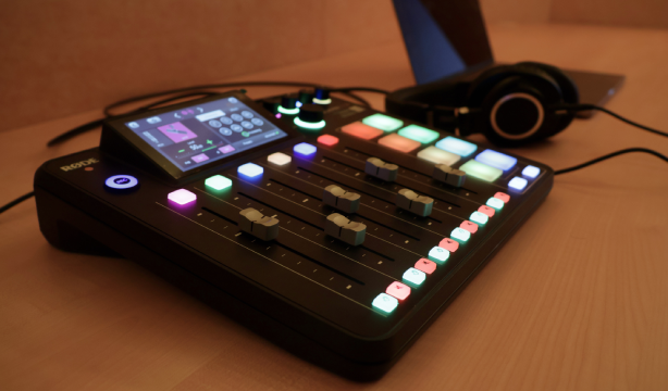 podcast studio setup